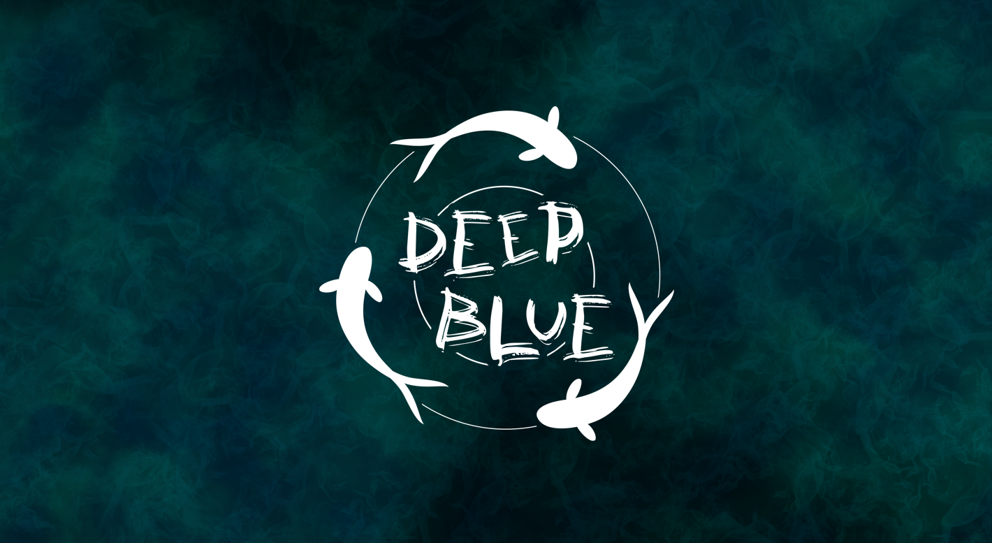 Title of Deep blue on the ocean